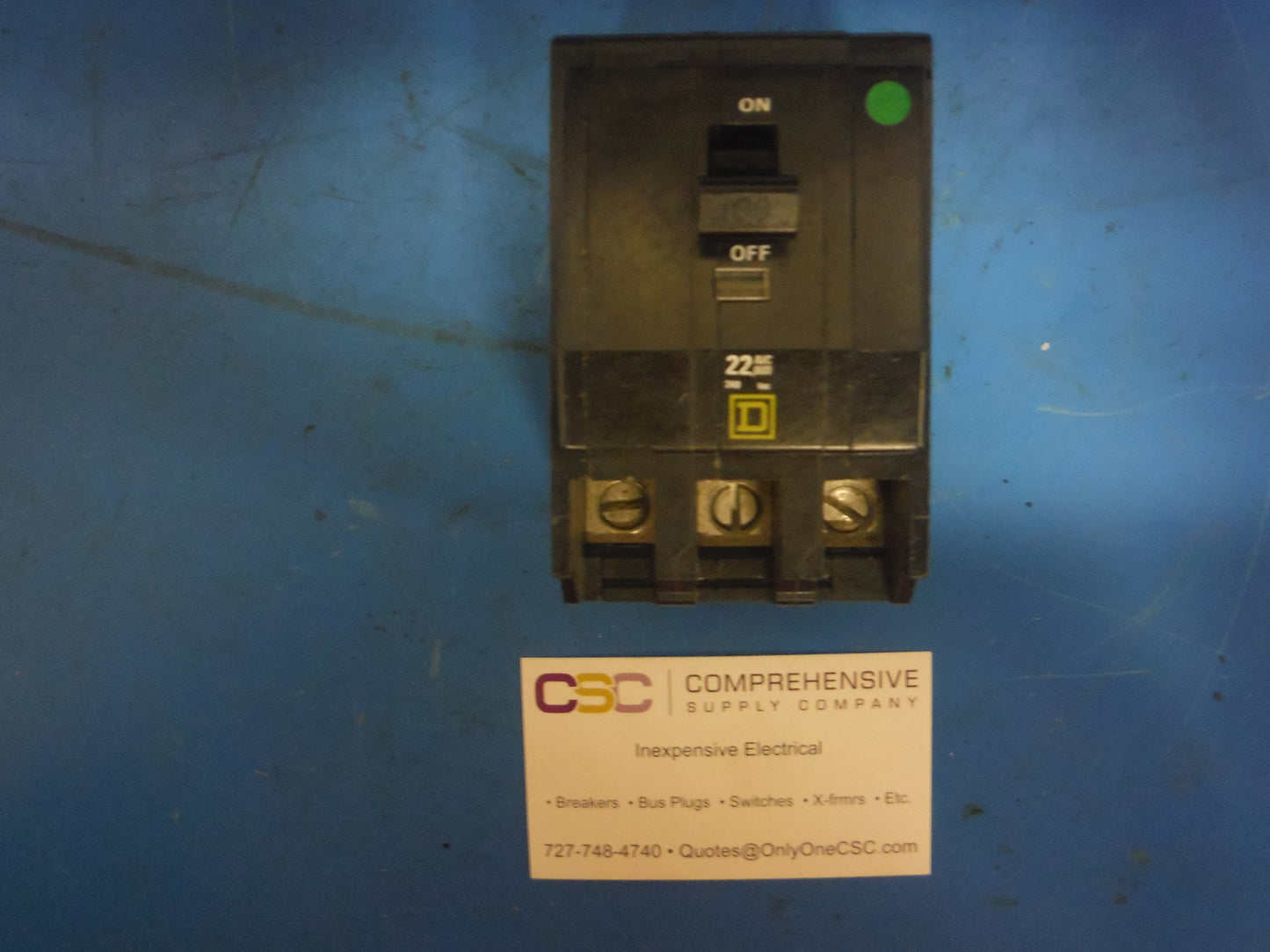 QOB3100VH - Square D 100A Amp 3P Pole 22kA@240V Bolt On Circuit Breaker