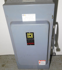 H324N - Square D 200A Amp 3P Pole 240V Nema 1 Fusible Heavy Duty Safety Switch