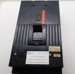 TKM836F000 - GE 800A Amp 3P Pole 600V 30kA@480V Bolt On Circuit Breaker - Older Series W/800A Trip