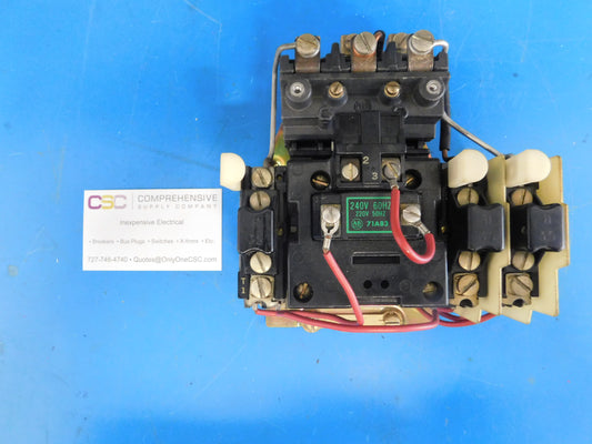 709-BOA103 - Allen-Bradley 220V 60Hz/ 240V 60Hz 3P Pole 3Phase Ac Starter