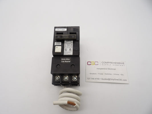 BF220AH - Siemens 20A Amp 2P Pole 22kA@120/240V Bolt On Ground Fault GFCI Circuit Breaker