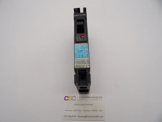 ED41B015 - Siemens 15A Amp 1P Pole 22kA@277V Bolt On Circuit Breaker W/Gray Label