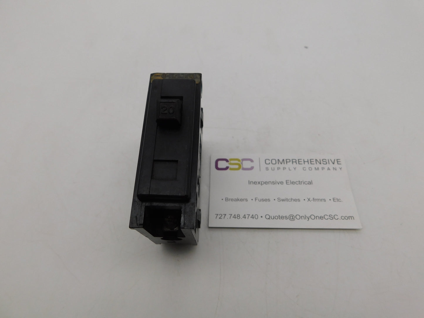 CBB1020 - Challenger 20A Amp 1P Pole 10K@120V Bolt On Circuit Breaker