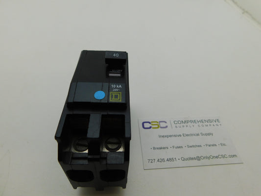 QOB240H - Square D 40A Amp 2P Pole 10kA@240V Bolt On Circuit Breaker