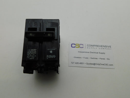 B280H - Siemens 80A Amp 2P Pole 22kA@120/240V Bolt On Circuit Breaker