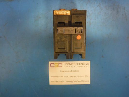 BA270 - Westinghouse 70A Amp 2P Pole 10kA@120/240V Bolt On Ba Circuit Breaker
