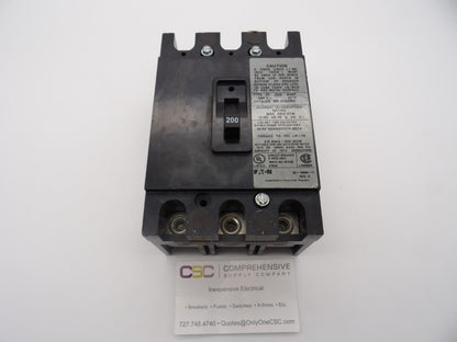 CC3200X - Eaton 200A Amp 3P Pole 10kA@240V Bolt On Circuit Breaker