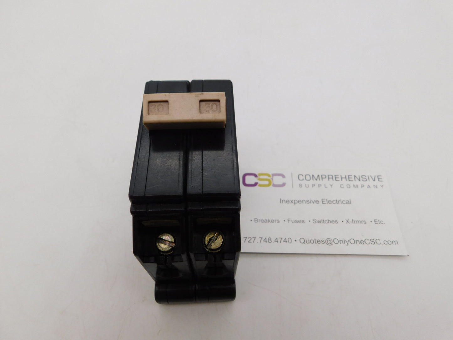 CH230 - Cutler Hammer 30A Amp 2P Pole 10kA@120/240V Plug On Circuit Breaker