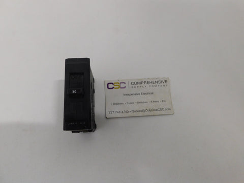 TQL130 - GE 30A Amp 1P Pole 10kA@120/240V Plug On Circuit Breaker