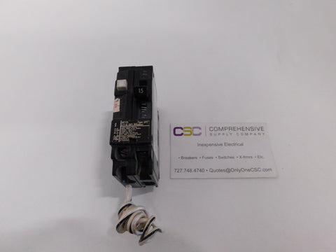 QF115 - ITE 15A Amp 1P Pole 10kA@120V Plug On Ground Fault GFCI Circuit Breaker