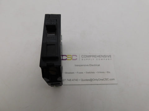 QOB115 - Square D 15A Amp 1P Pole 10kA@120/240V Bolt On Black Circuit Breaker