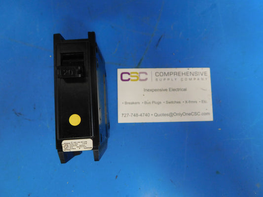 C120 - Gte 20A Amp 1P Pole 10kA@120/240V Plug On Circuit Breaker
