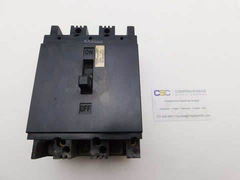 EA3020 - Westinghouse 20A Amp 3P Pole 7.5kA@240V Feed Through Circuit Breaker