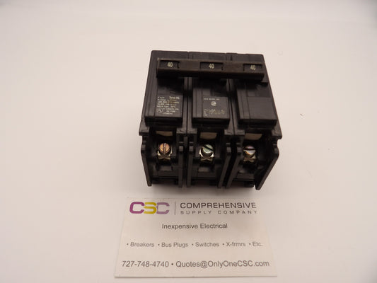 B340 - Siemens 40A Amp 3P Pole 10kA@240V Bolt On Circuit Breaker - Older Series