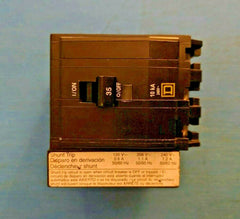QOB3351021 - Square D 35A Amp 3P Pole 10kA@240V Bolt On Circuit Breaker W/120/240V Shunt Trip