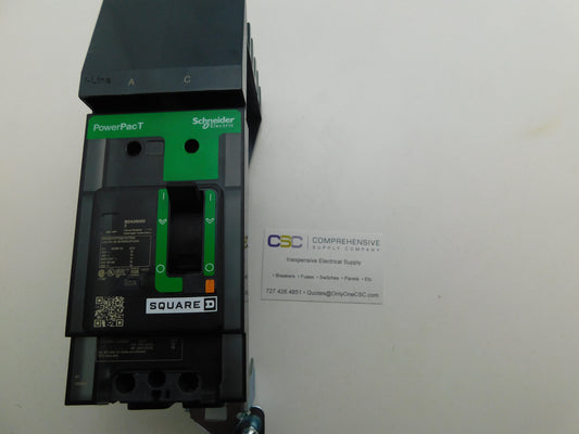 BDA260502 - Square D 50A Amp 2P Pole 600Y/347 18kA@480V Ac Phase I-Line Plug On Powerpact Circuit Breaker