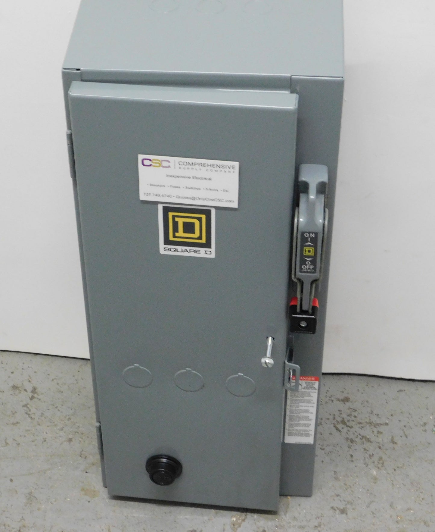8538SBG61V02SY74 - Square D 30A Amp 2P Pole 1Ph 600V Combination Motor Starter W/ Non Fusible Disconnect