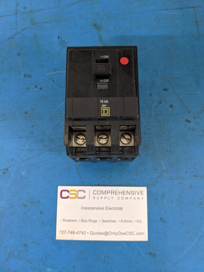 QOB380 - Square D 80A Amp 3P Pole 10kA@240V Bolt On Circuit Breaker