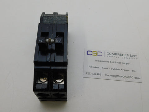 QCAL60 - Zinsco 60A Amp 2P Pole 10kA@120/240V Plug On Qc Circuit Breaker