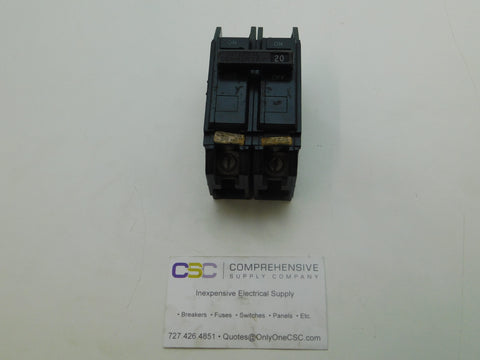 THQC22020 - GE 20A Amp 2P Pole 10kA@240V Bolt On Circuit Breaker - Older Series