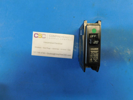 C120 - Challenger 20A Amp 1P Pole 120V C Circuit Breaker