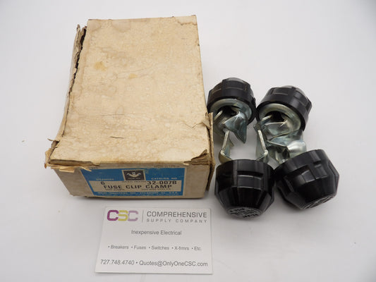 32-007B - Ideal 600A Amp 250V-600V Fuse Clip Clamp - 4 Pack