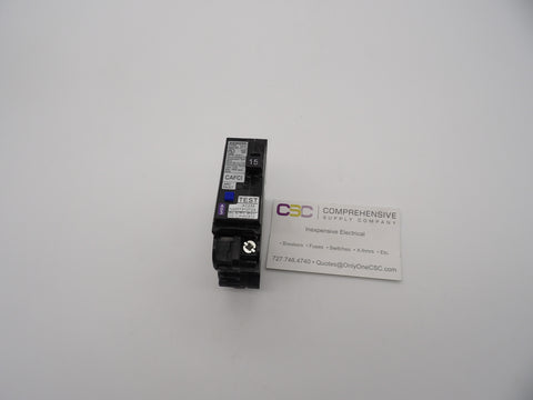 QA115AFCN - Siemens 15A Amp 1P Pole 10kA@120V Plug On Neutral Combo Arc Fault AFCI Circuit Breaker