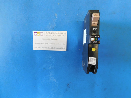 CHFP120DF - Eaton 20A Amp 1P Pole 10kA@120V Plug On Dual Function AFCI/GFCI Circuit Breaker