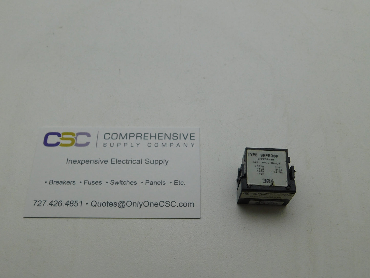 SRPE30A30 - GE 30A Amp Rating Plug/Trip Used For Sed/Seh/Sel/Sep Circuit Breakers