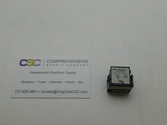 SRPE30A30 - GE 30A Amp Rating Plug/Trip Used For Sed/Seh/Sel/Sep Circuit Breakers