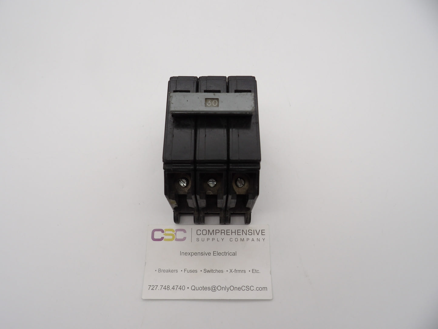 CHB330 - Cutler Hammer 30A Amp 3P Pole 10kA@240V Bolt On Circuit Breaker
