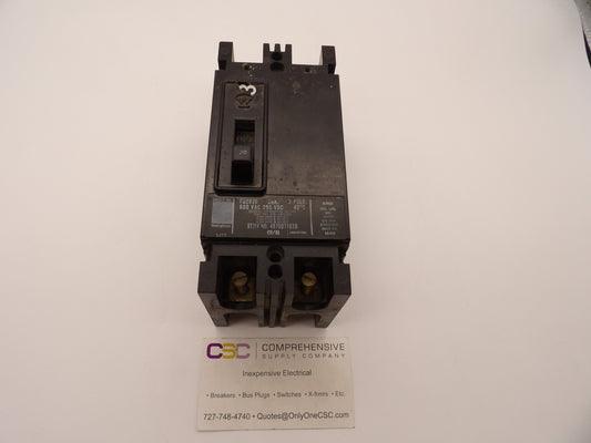FB2020 - Westinghouse 20A Amp 2P Pole 600V 14kA@480V Bolt On Circuit Breaker