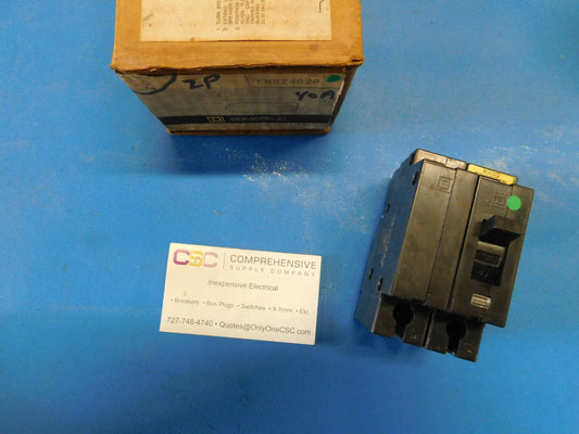 EHB24020 - Square D 20A Amp 2P Pole 14kA@480Y/277V Bolt On Circuit Breaker
