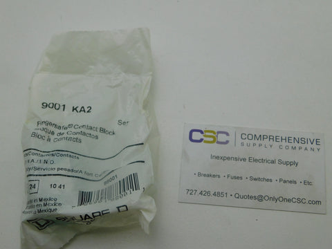 9001KA2 - Square D 10A Amp 1P Pole 600V Contact Block 30Mm Pushbotton W/1-No
