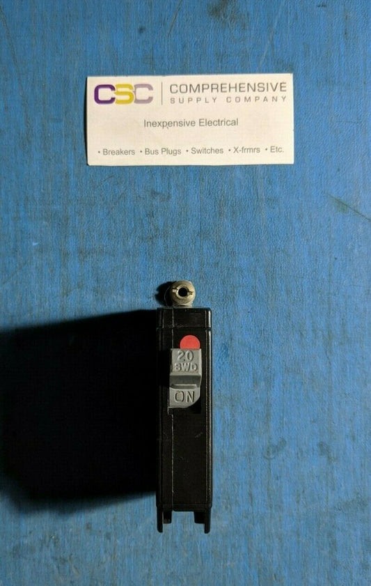 CHB120 - Cutler Hammer 20A Amp 1P Pole 10kA@120/240V Bolt On Circuit Breaker W/Metal Foot