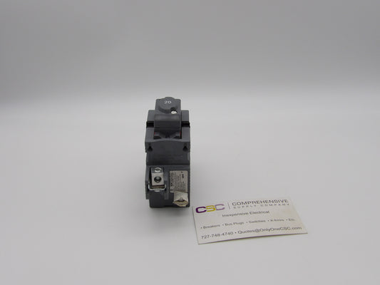 UBIP-220 - Connecticut Electric 20A Amp 2P Pole 10kA@120/240V Bolt On Pushmatic Replacement Circuit Breaker