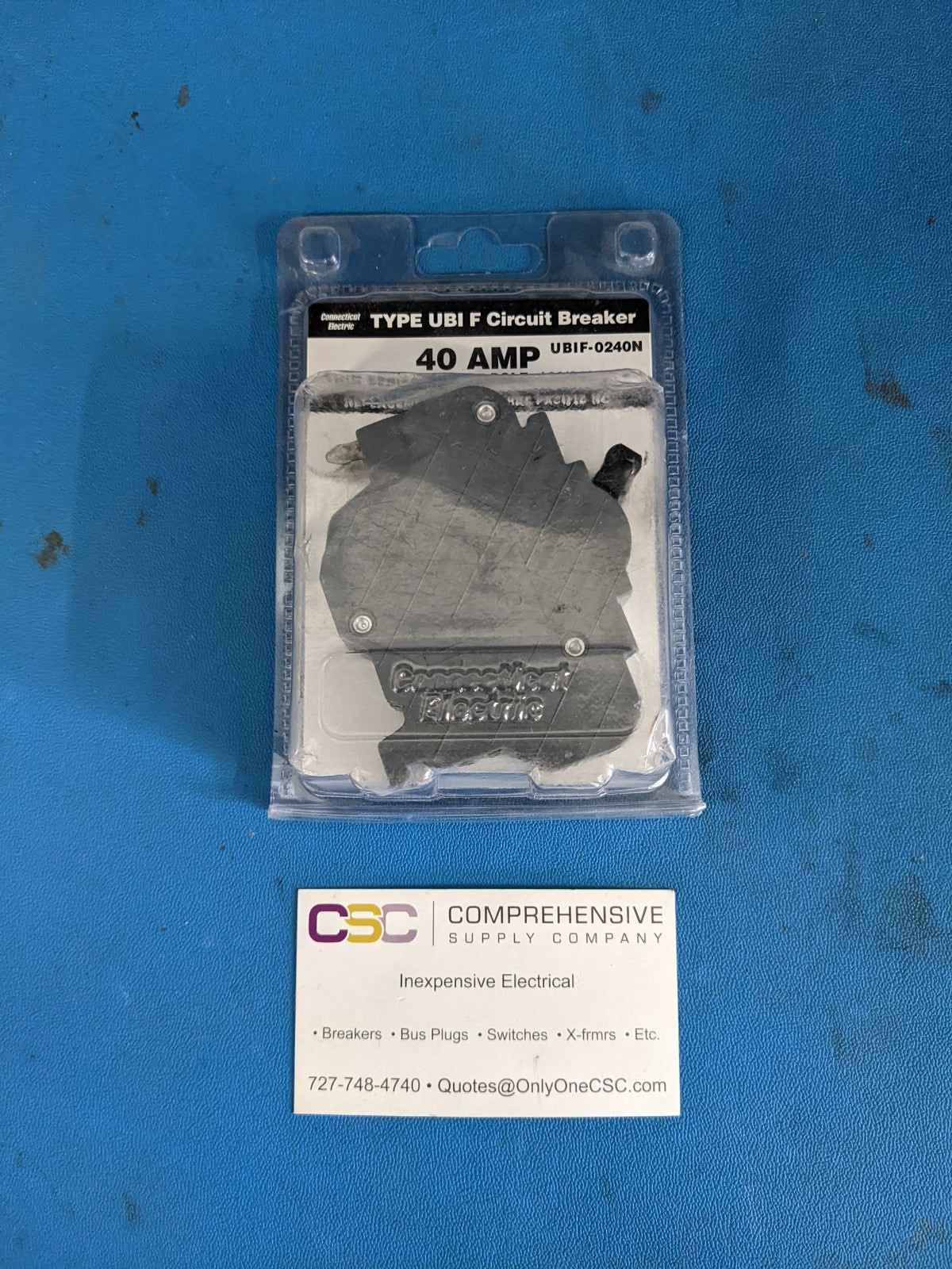 UBIF-0240N - Connecticut Electric 40A Amp 2P Pole 10kA@120/240V Plug On Thin Fpe Replacement Circuit Breaker