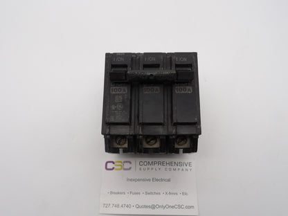 THQB32100 - GE 100A Amp 3P Pole 10kA@240V Bolt On Thqb Circuit Breaker