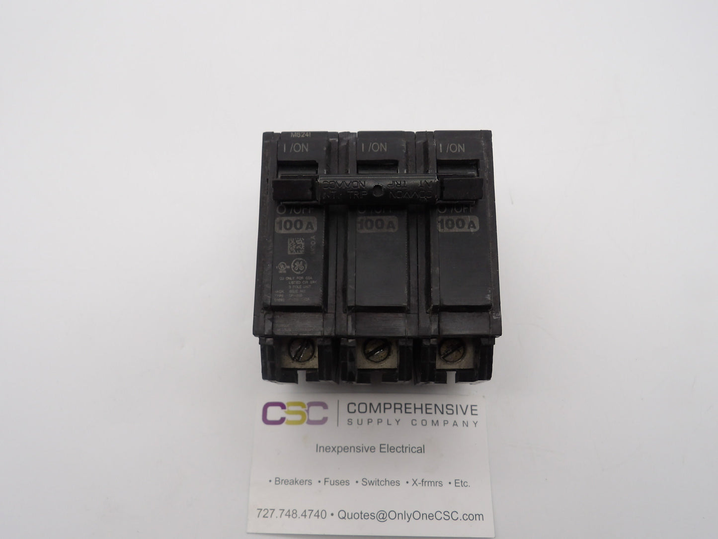 THQB32100 - GE 100A Amp 3P Pole 10kA@240V Bolt On Thqb Circuit Breaker