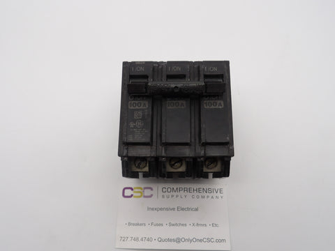 THQB32100 - GE 100A Amp 3P Pole 10kA@240V Bolt On Thqb Circuit Breaker