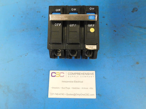 THHQB32020 - GE 20A Amp 3P Pole 22kA@240V Bolt On Circuit Breaker W/Blue Handle