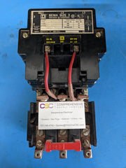 8536SEO1V02 - Square D 90A Amp 3P Pole 600V Nema Size 3 Motor Starter W/120V Coil