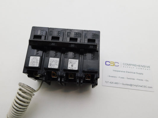 B33000S01 - Siemens 30A Amp 3P Pole 10kA@240V Bolt On Circuit Breaker