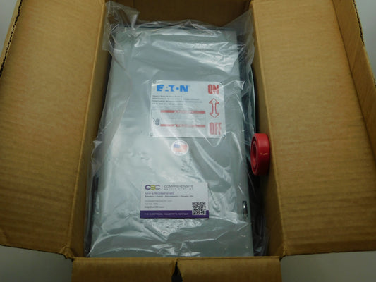 DH362URK - Eaton 60A Amp 3P Pole 600V Nema 3R Non-Fusible Heavy Duty Safety Switch