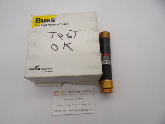FRS-R-40 - Bussmann 40A Amp 600V Class Rk5 Fusetron Time Delay Cartridge Fuse - 10Pk