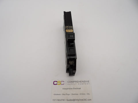 Y1B120 - Square D 20A Amp 1P Pole 10kA@277V Bolt On Circuit Breaker