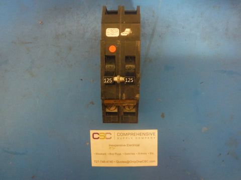 QC125 - Zinsco 125A Amp 2P Pole 10kA@120/240V Plug On Qc Circuit Breaker