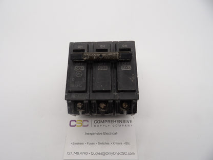 THQB32050 - GE 50A Amp 3P Pole 10kA@240V Bolt On Circuit Breaker
