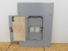 TLM12C - General Electric 125A Amp 24 Space 120/240V Main Breaker Flush Mount Panel Cover