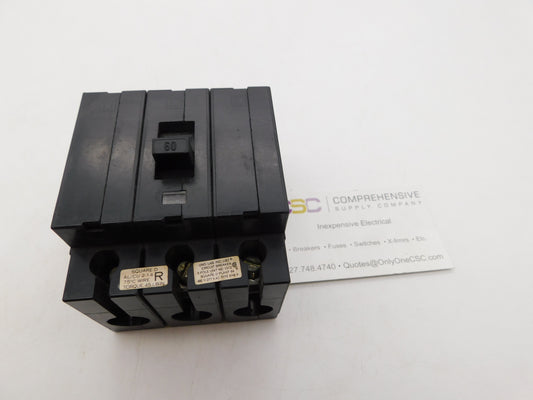 EHB34060 - Square D 60A Amp 3P Pole 14kA@480Y/277V Bolt On Circuit Breaker